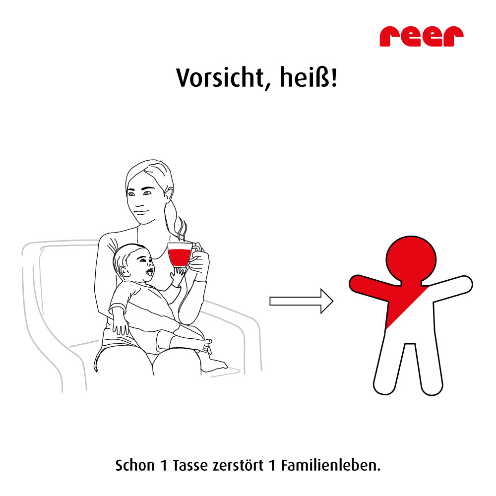 Vorsicht heiß! Schon eine Tasse zerstört ein Familienleben