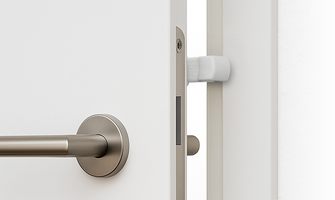 Protection through controlled door gap