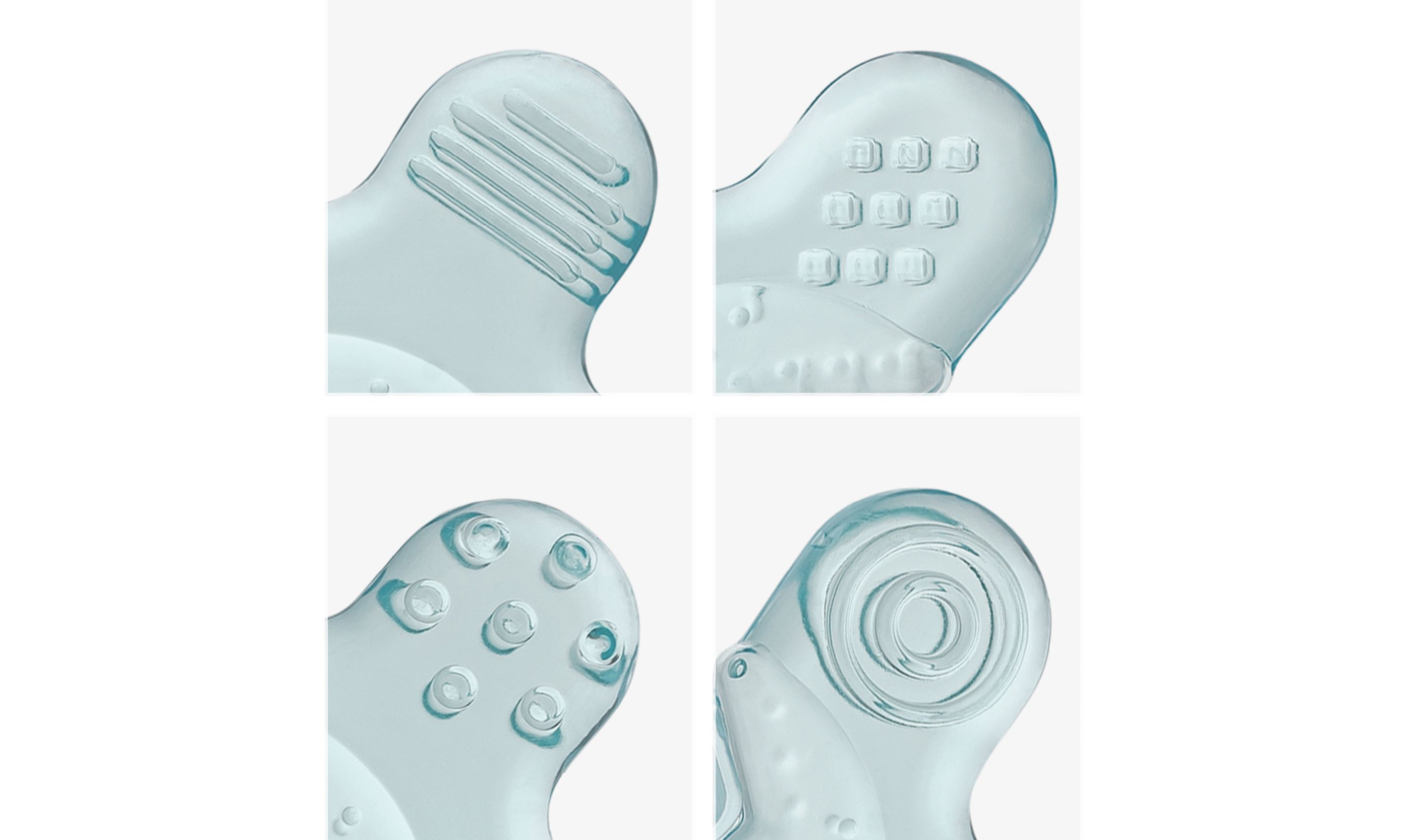 Varied biting sensation up to the molars 