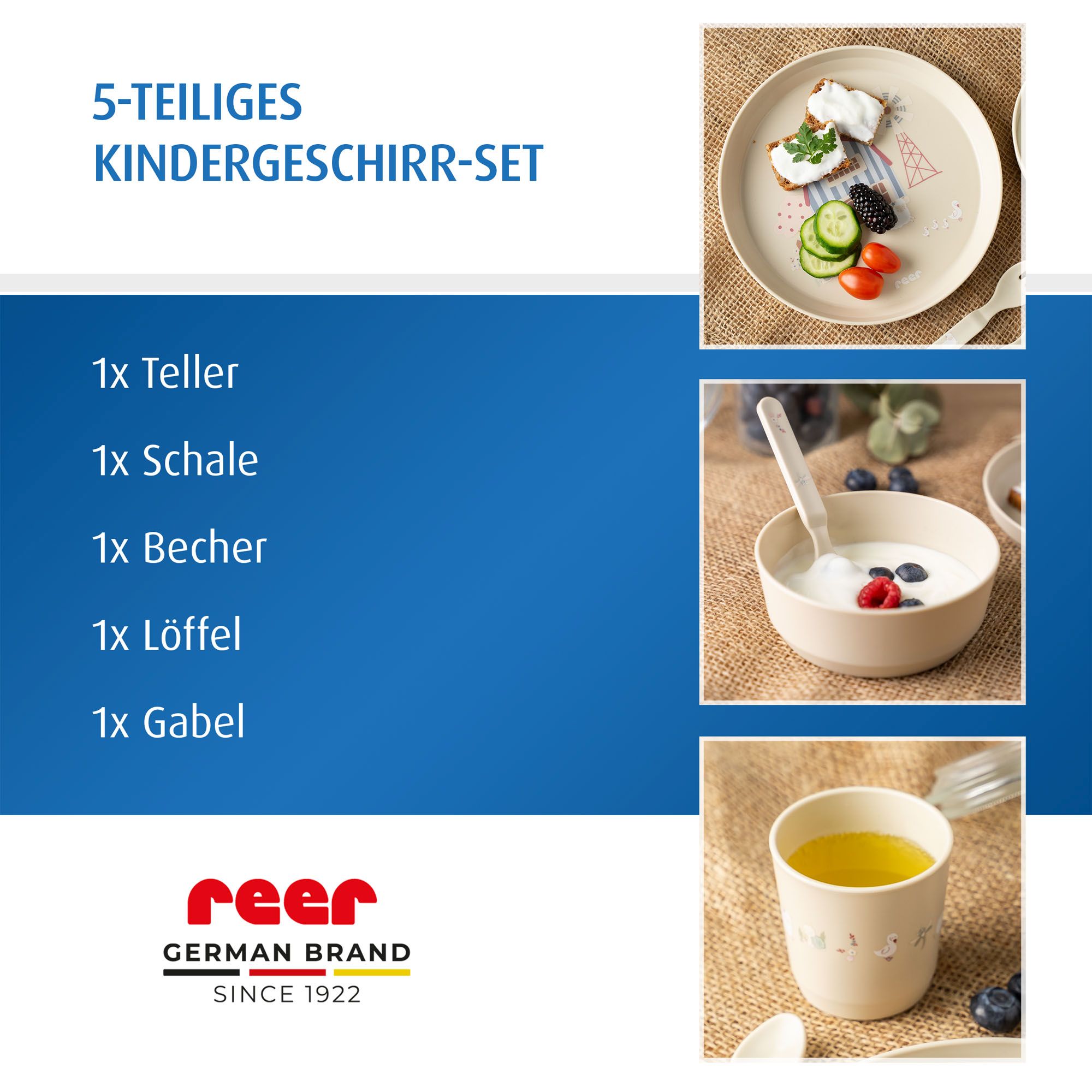 Geschirr mit gesundem Essen