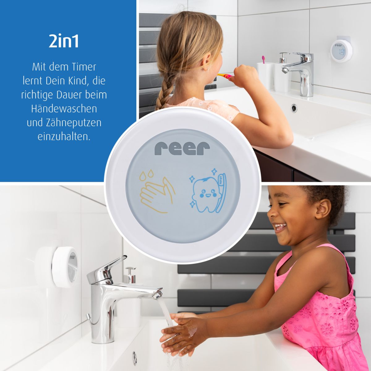 2in1 Handwasch- und Zahnputz-Timer