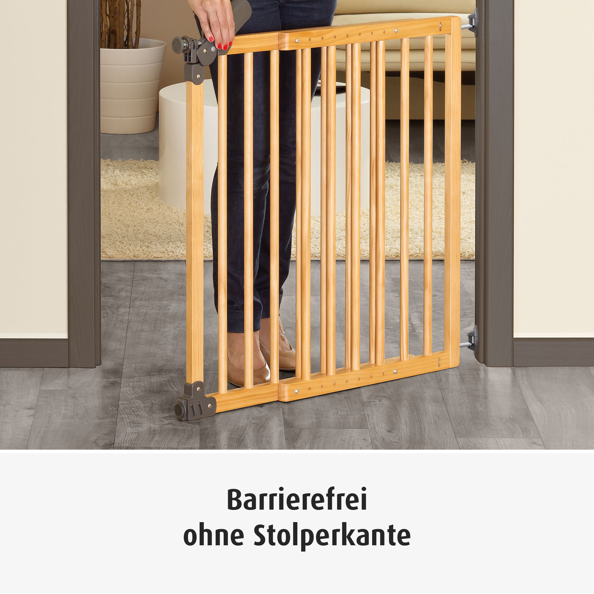 Basic Twin fix gate for gateway widths from 75 to 104.5 cm