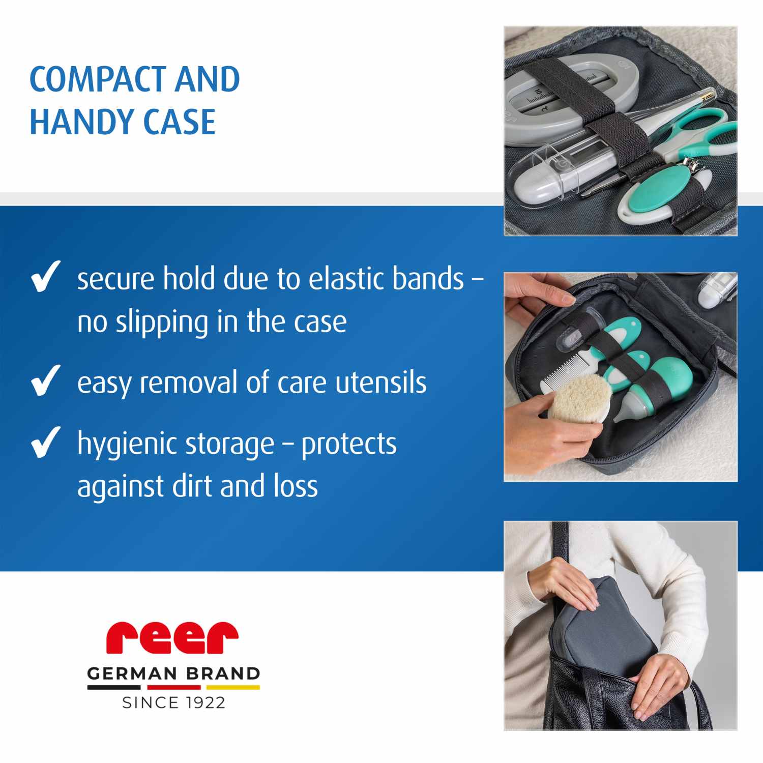 step by step storage of the care set