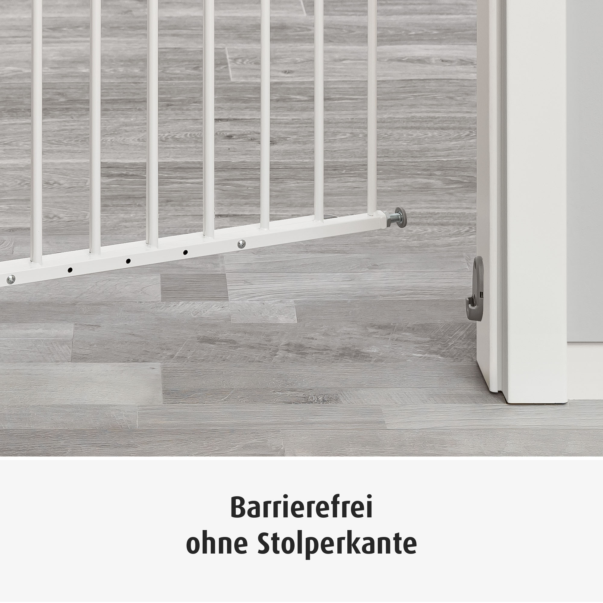 Advanced Wall-mounted gate, for gateway widths from 75 to 110 cm