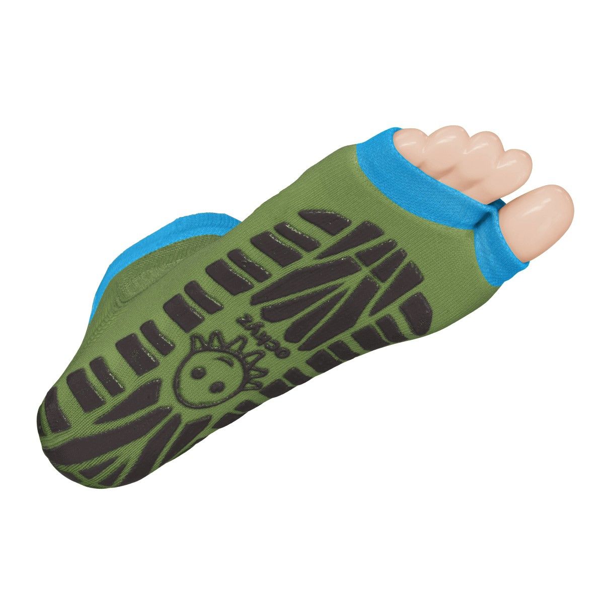 Sweakers Anti-Rutsch-Schwimm-Socken, grün, Größe 27-30