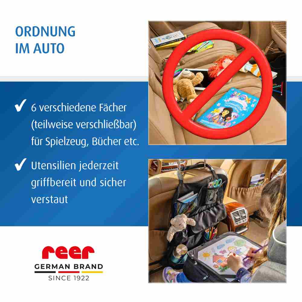 TravelKid Tidy Autorücksitz-Organizer rPET 