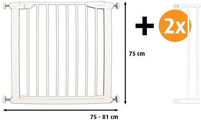 🦕 Suitable for threshold widths of 75-81 cm