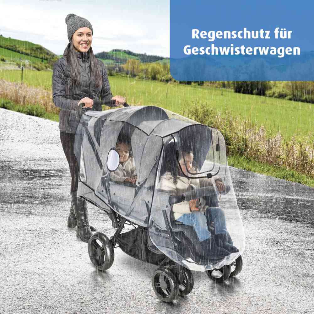 RainCover Duo Regenschutz für Geschwisterwagen