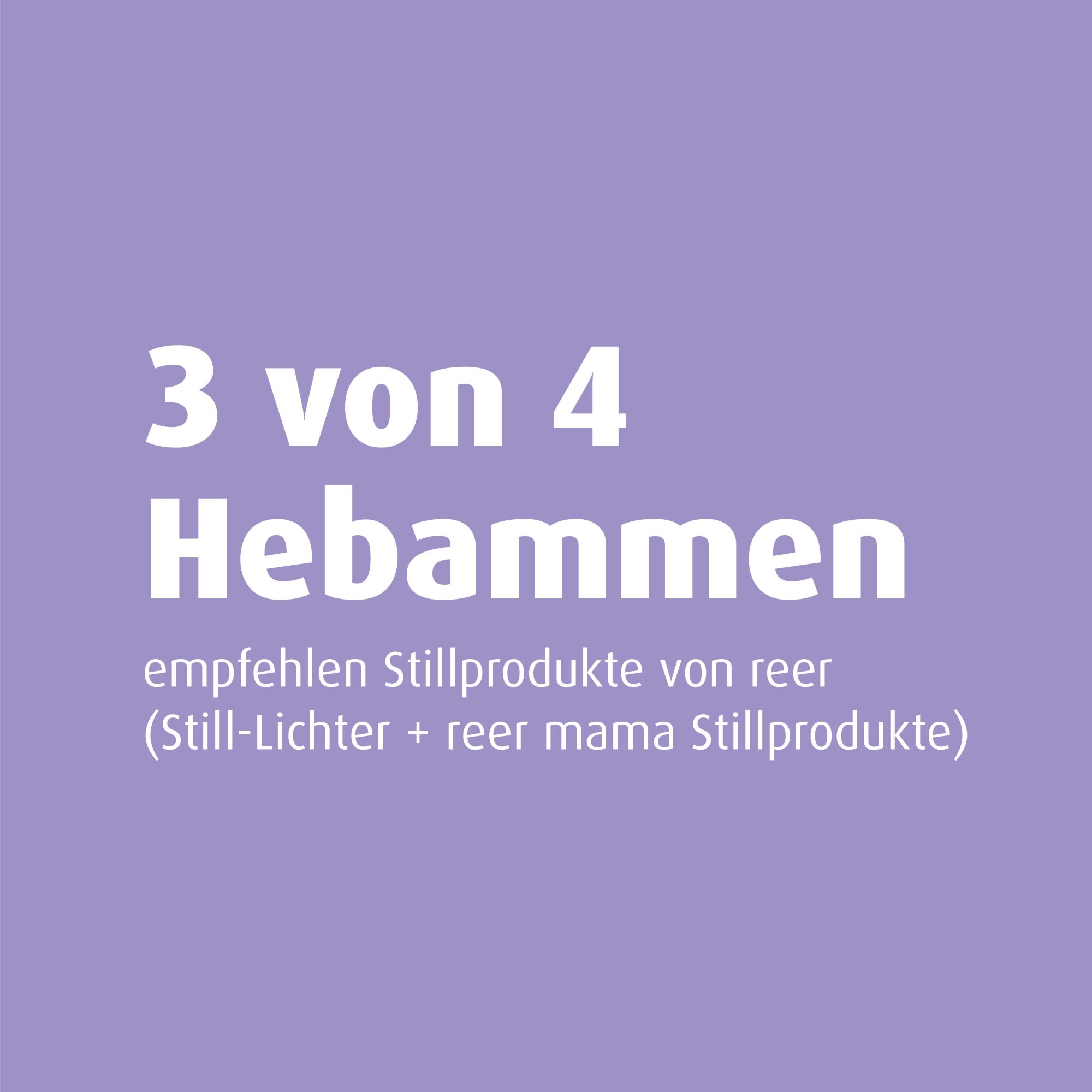 Umfrageergebnisse Stillprodukte