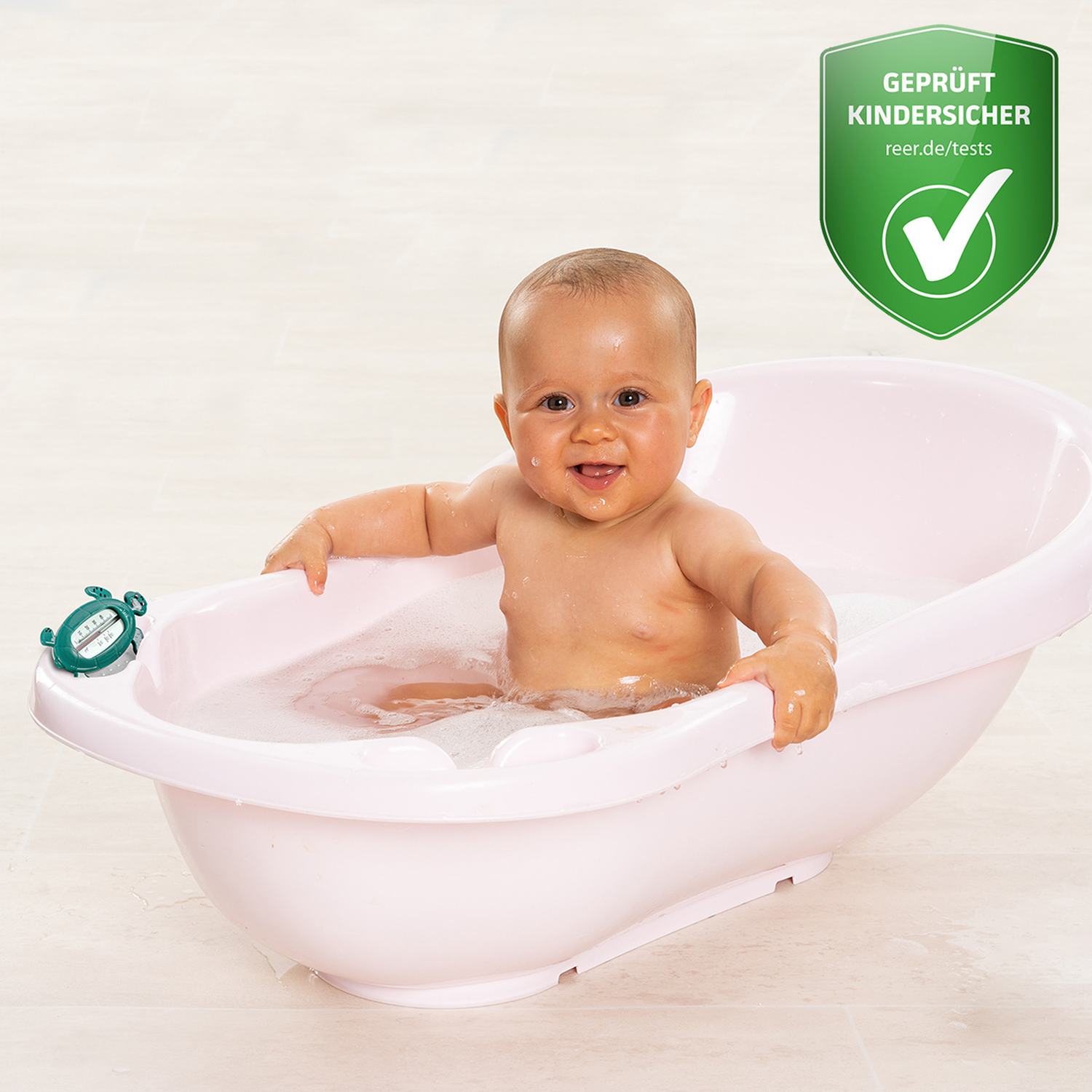 Bath thermometer turtle