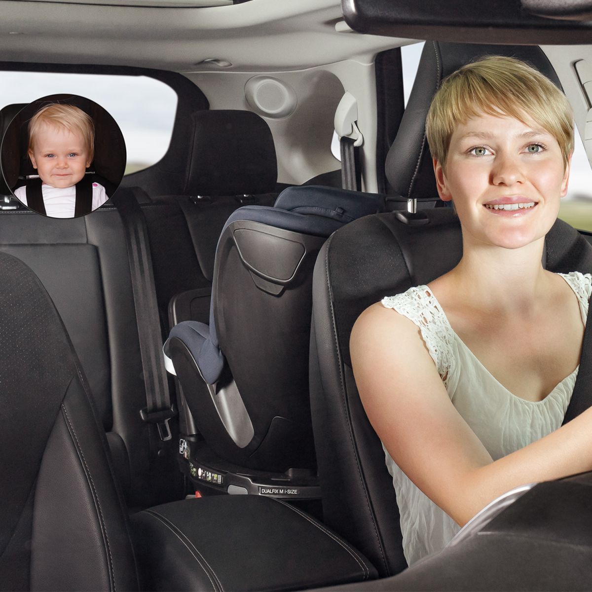 Safetyview back seat mirror