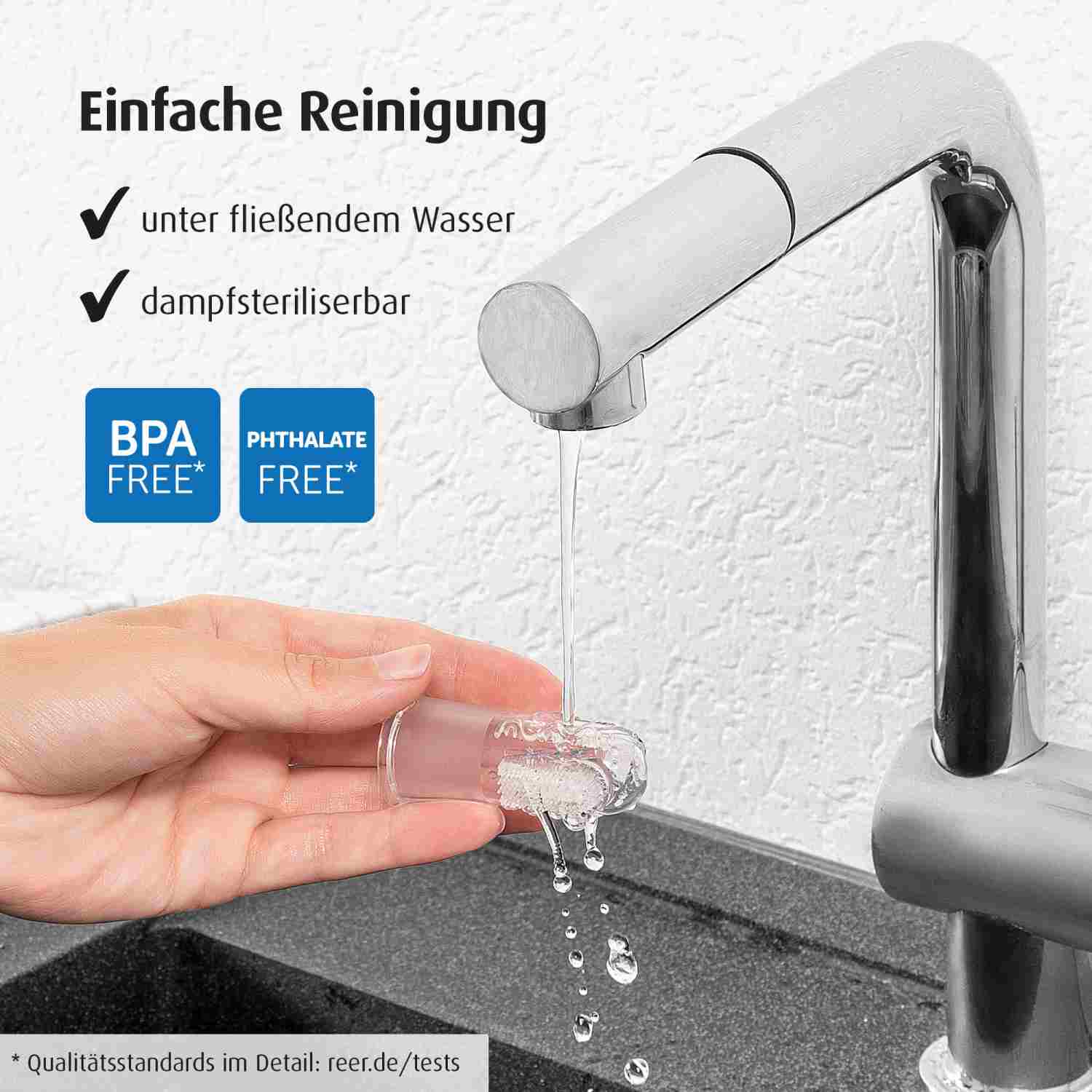 einfache Reinigung