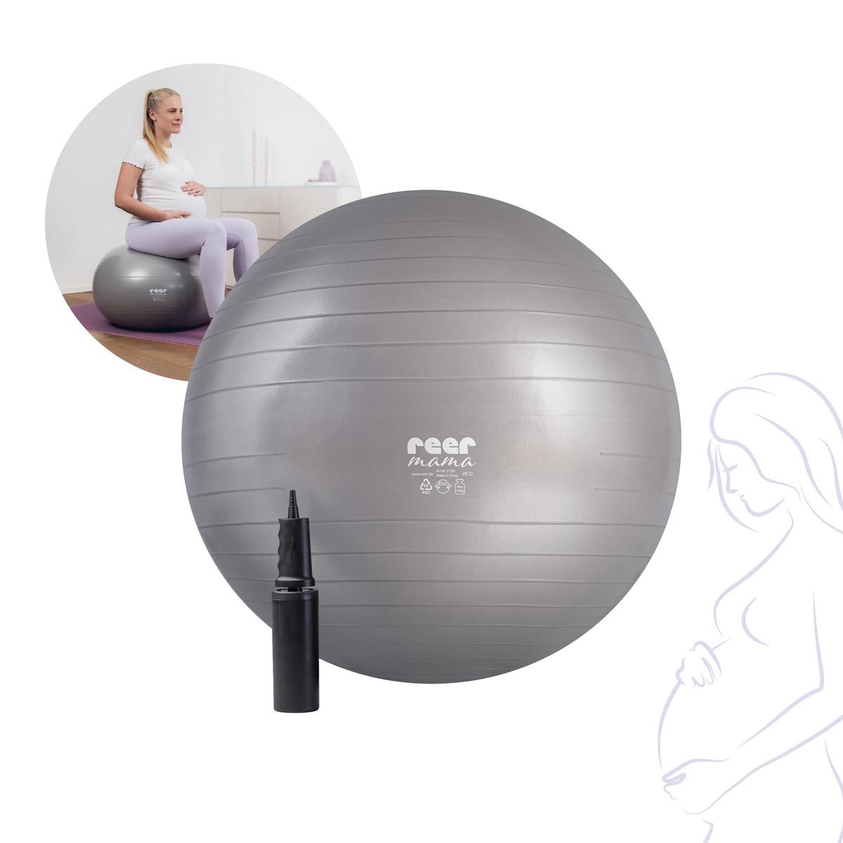 reer mama exercise ball