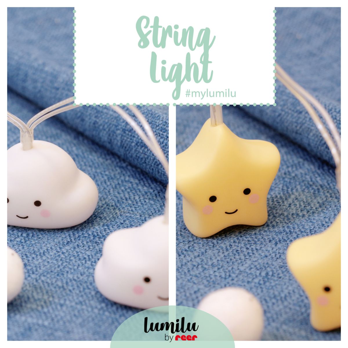 lumilu String Light - cloud