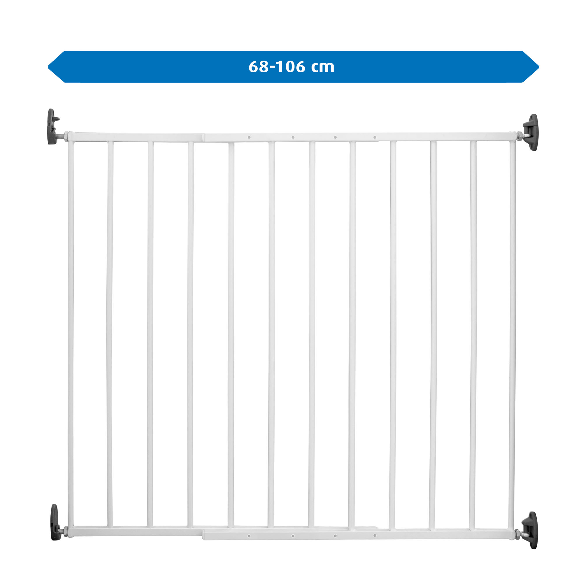 Basic wall-mounted gate for gateway widths from 68 - 106 cm