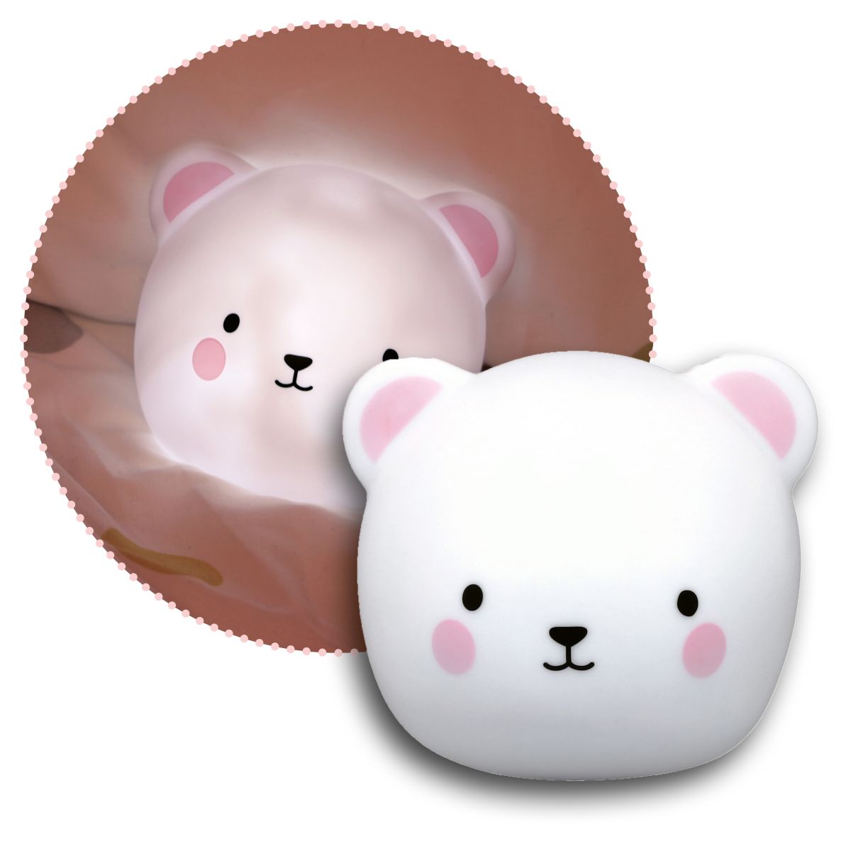 lumilu Touch Light - bear - Factory Second