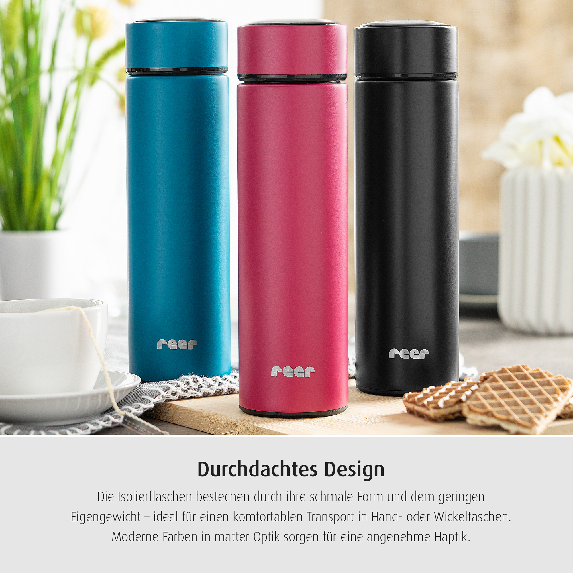 ColourDesign stainless steel vacuum bottle