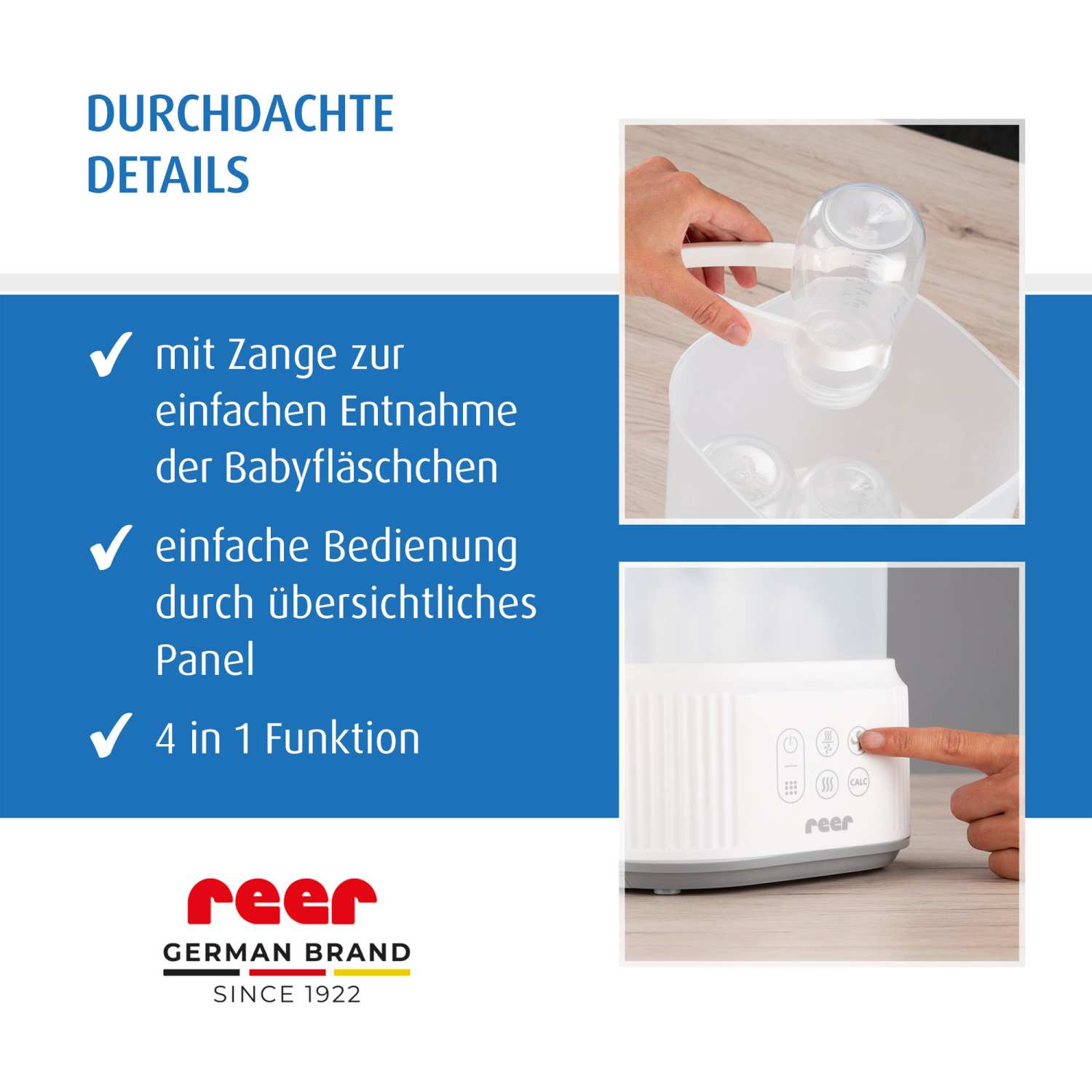 durchdachtes Design