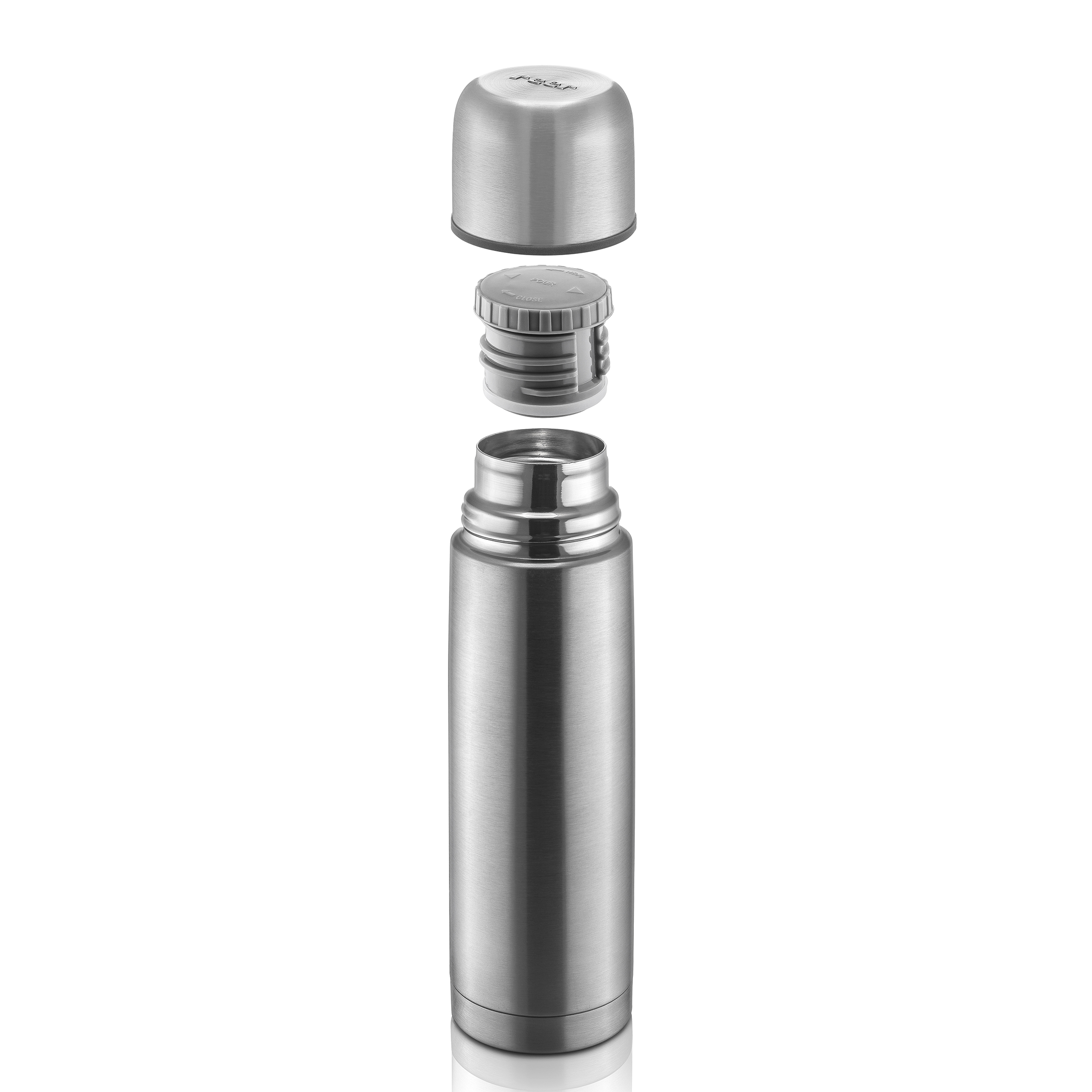 Pure stainless steel vacuum bottle, 500 ml