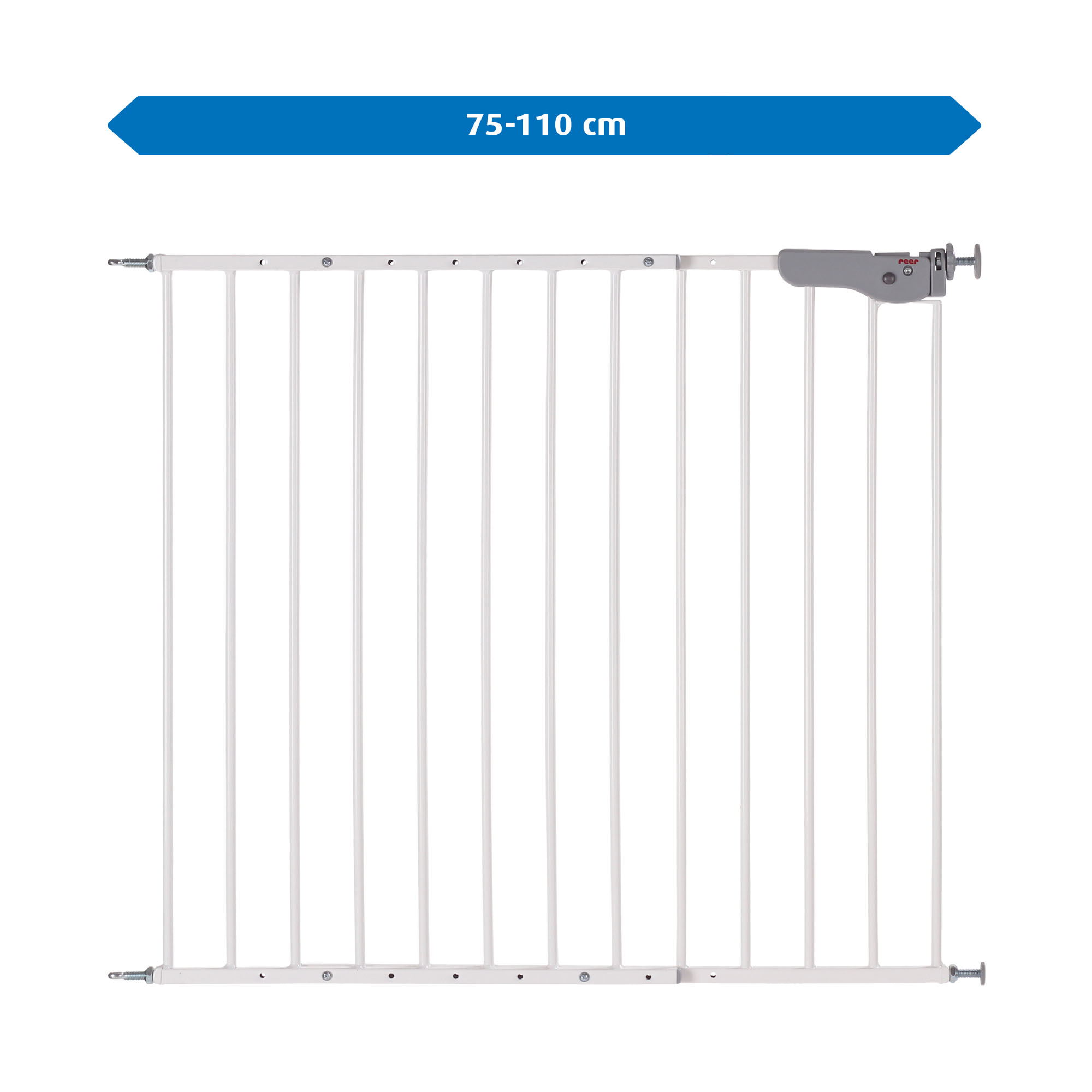 Advanced Wall-mounted gate, for gateway widths from 75 to 110 cm