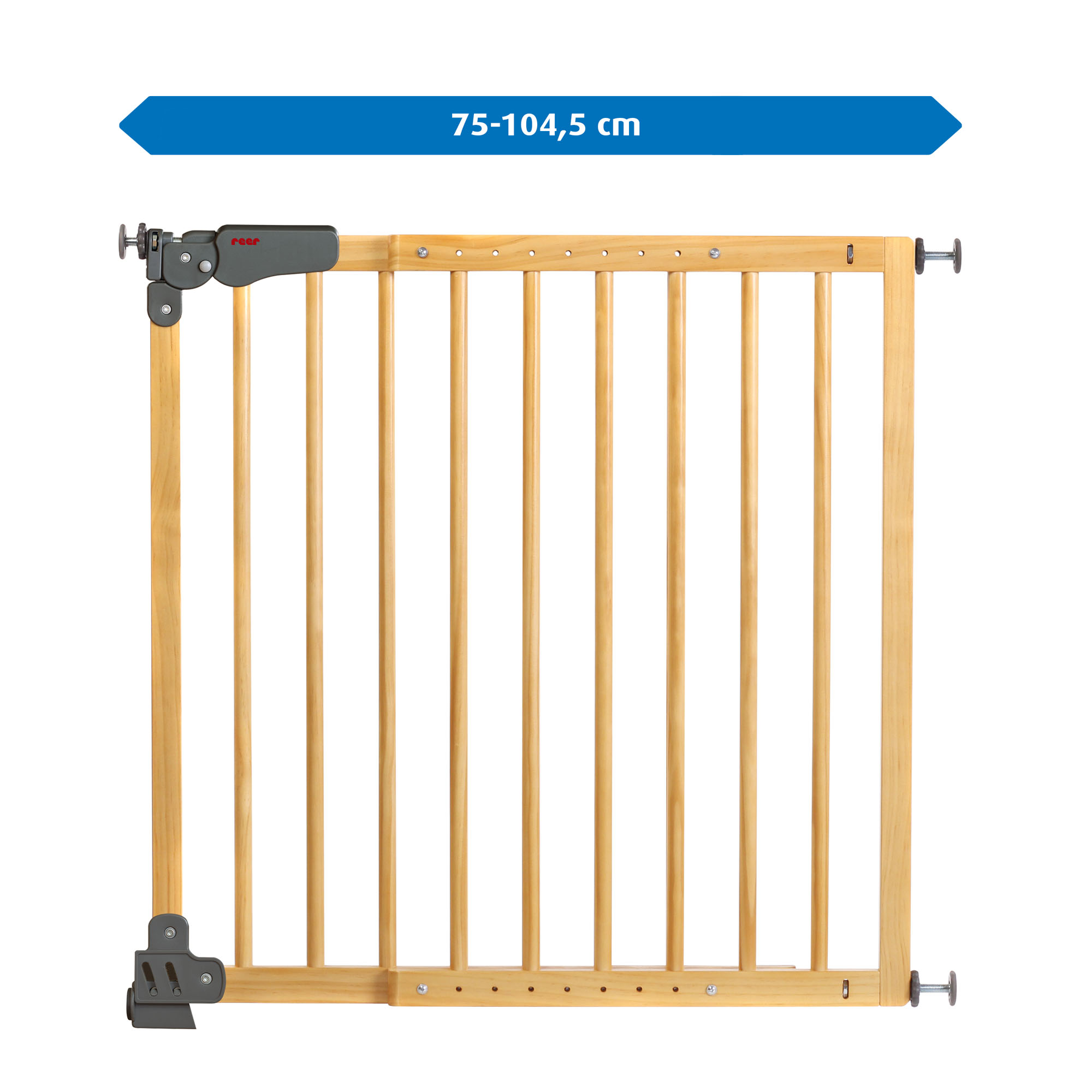 Basic Twin fix gate for gateway widths from 75 to 104.5 cm