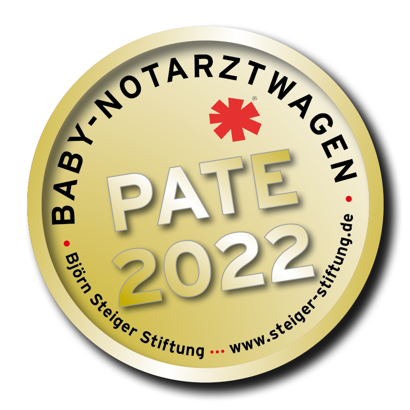 Baby-Notarztwagen Paten Logo.
