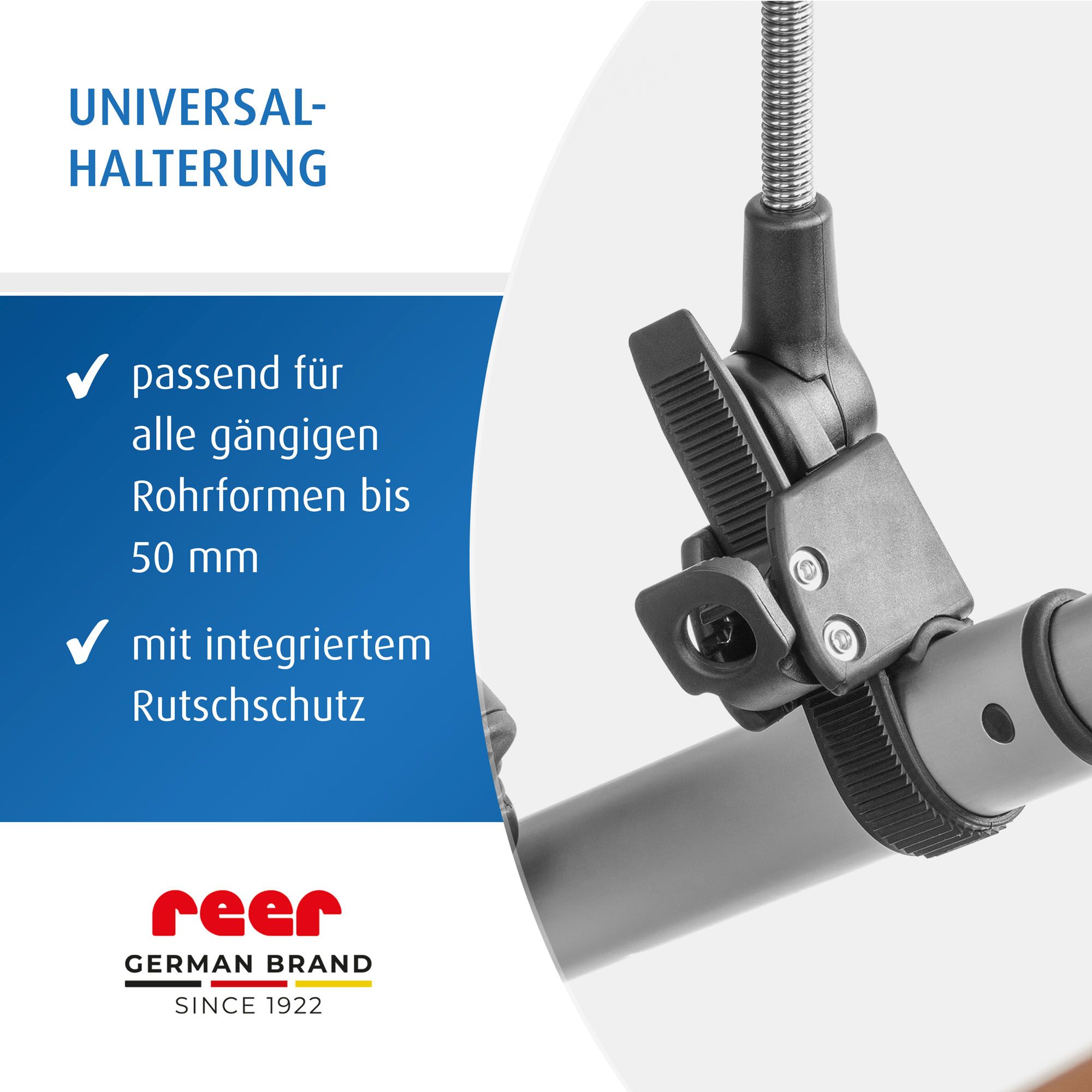 ShineSafe Sonnenschirm, grau-melange