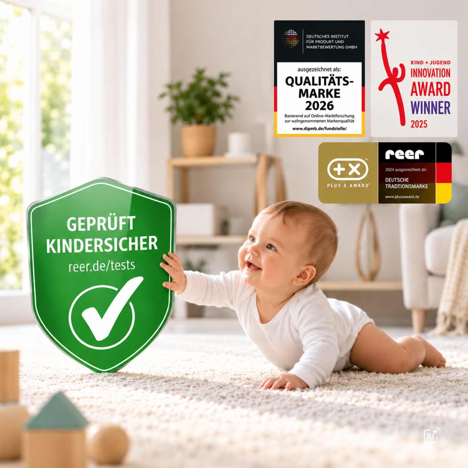Geprüft kindersicher