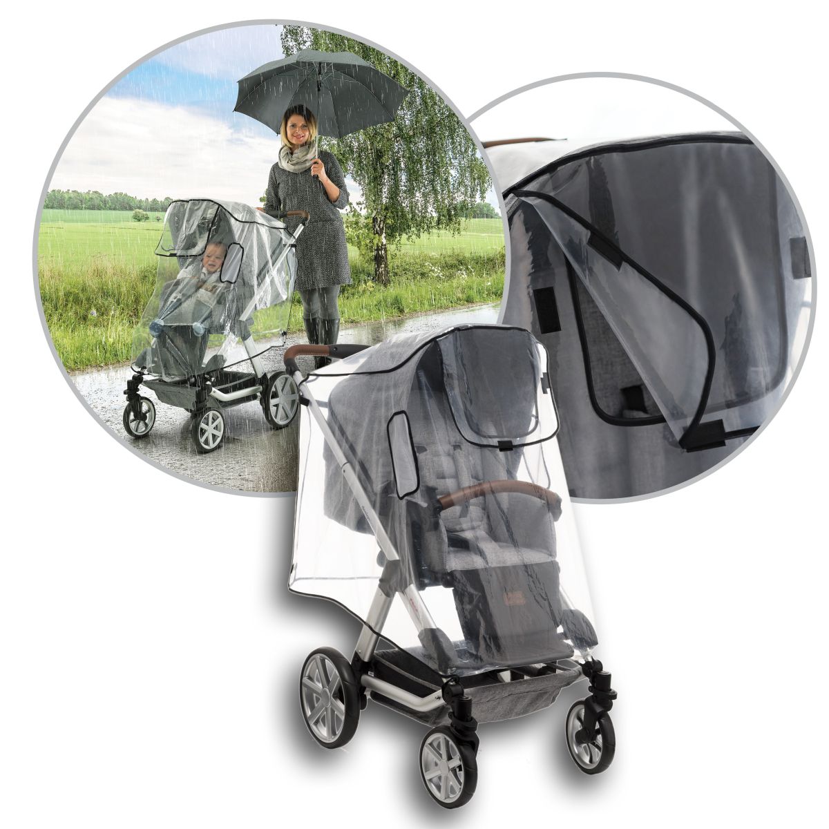 RainCover Active rain cover for buggies and sports pushchairs