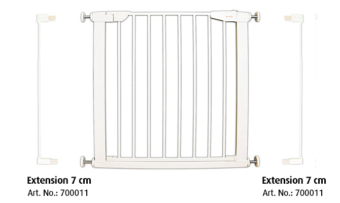 Guardino door gate 75-81 cm, expandable to 109 cm – no-drill stair gate