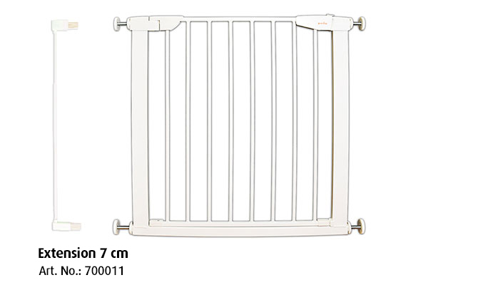Guardino door gate 75-81 cm, expandable to 109 cm – no-drill stair gate