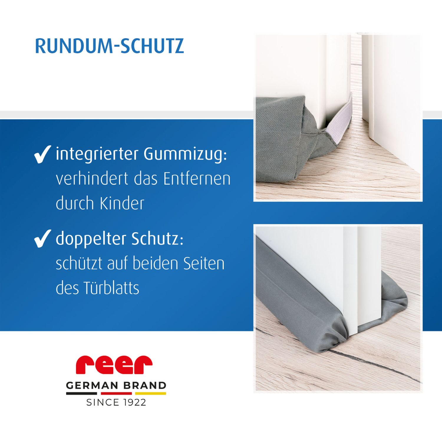 Fingerklemmschutz Bodenspalt Klemmschutz  im Einsatz