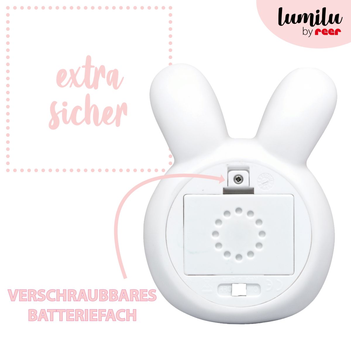 Bunny - Touch Light lumilu Nachtlicht - Geprüfte B-Ware