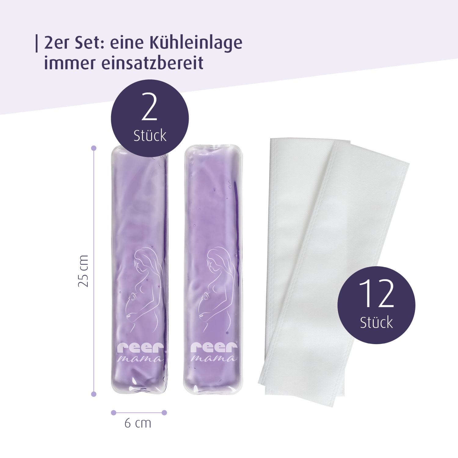 2er Set Wochenbett Kühleinlage