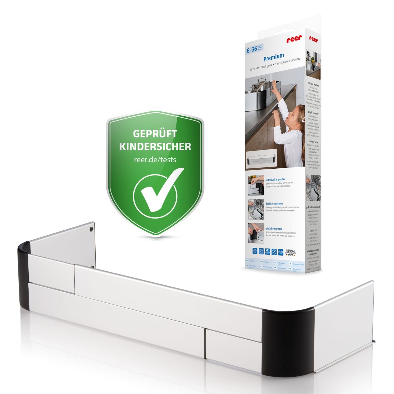 Produkt vor weißem Hintergrund