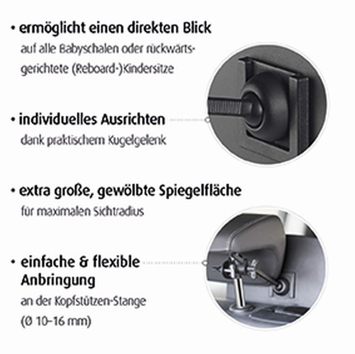 BabyView Auto-Sicherheitsspiegel