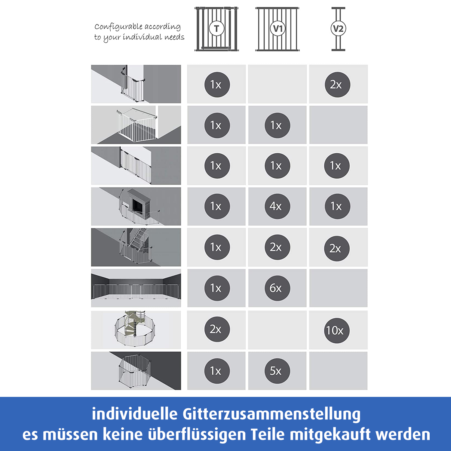 MyGate Modul based safety gate and room divider, extension 60 cm