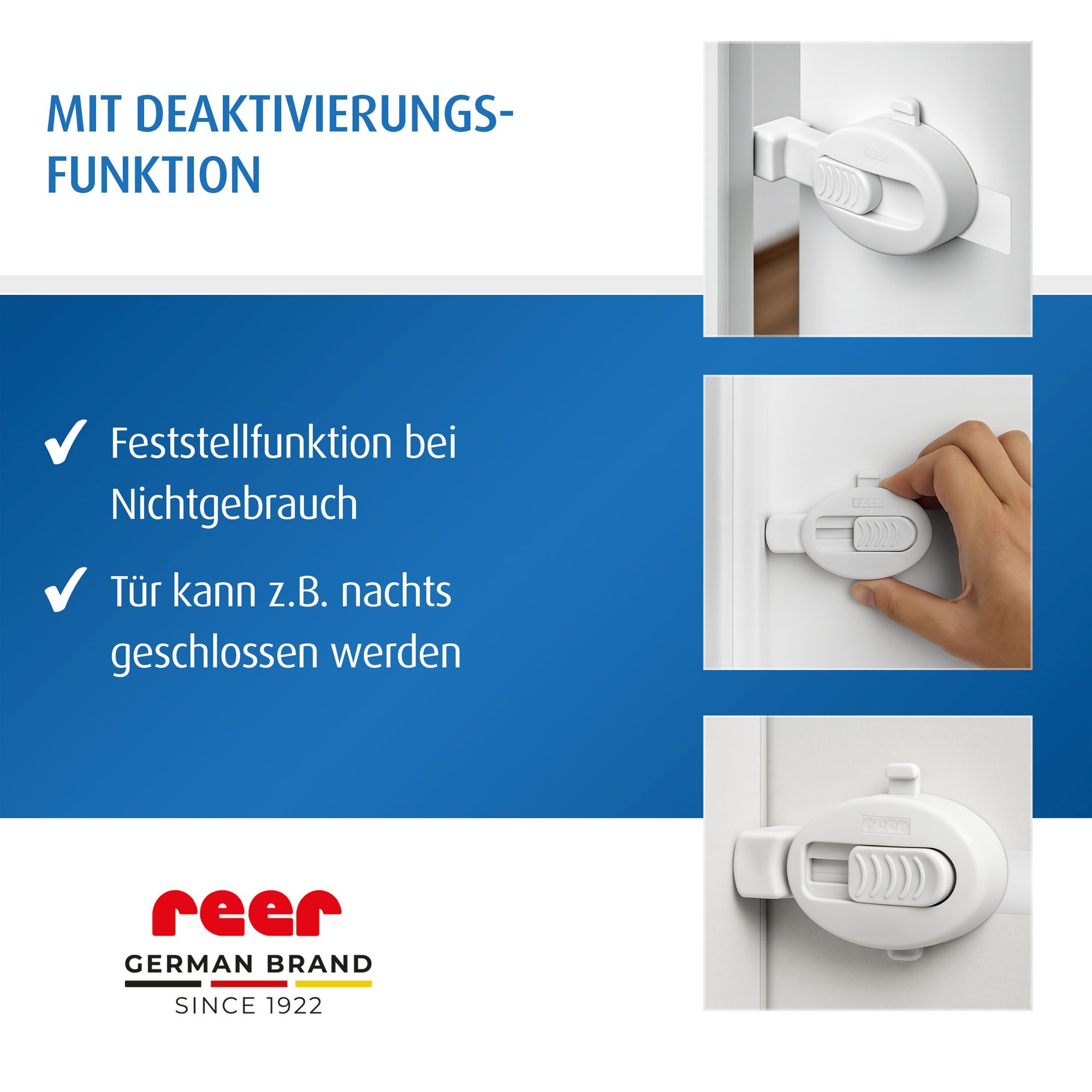 Deaktivierungsfunktion in drei Bildern erklärt.