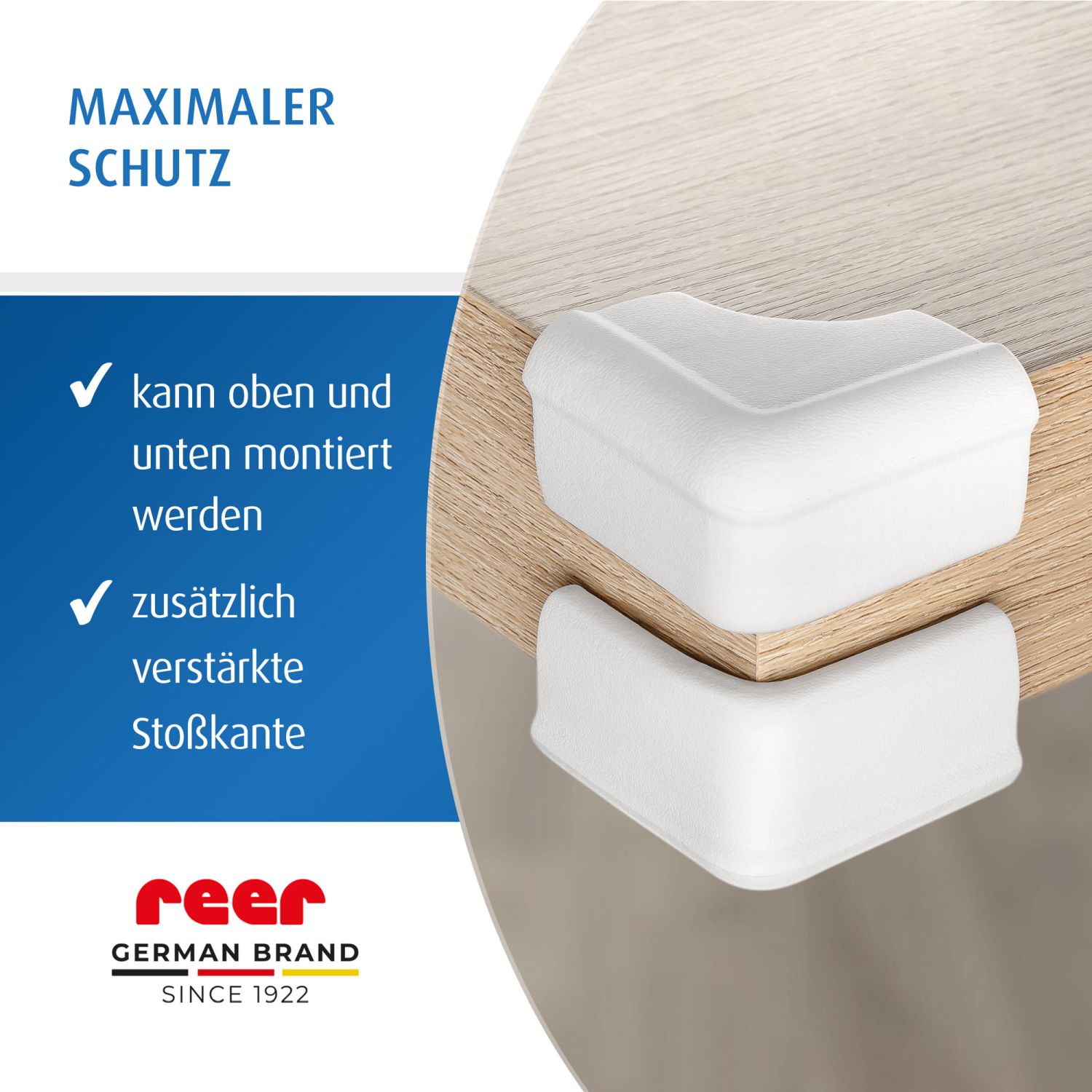 Corner protector soft, white