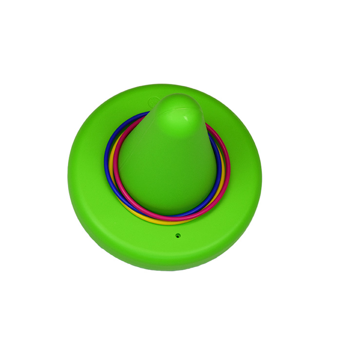2in1 Balance-Hocker und Ringwurf-Spiel, grün