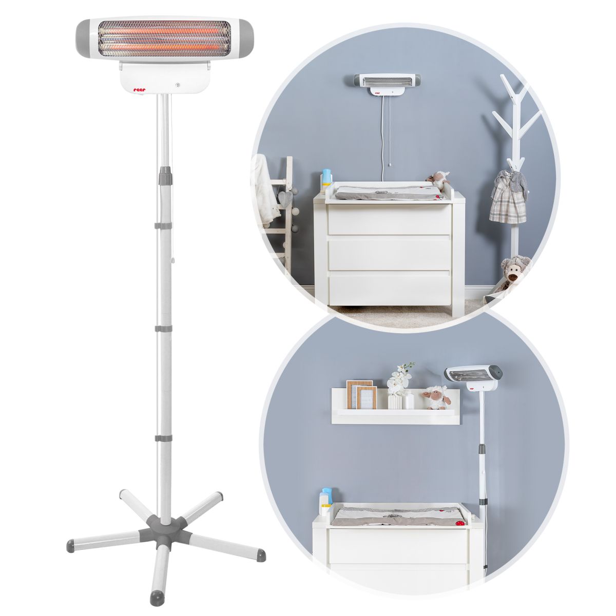 2in1 FeelWell changing table heater