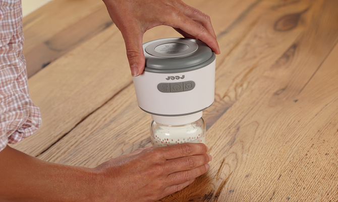 Warme Babymilch in wenigen Schritten