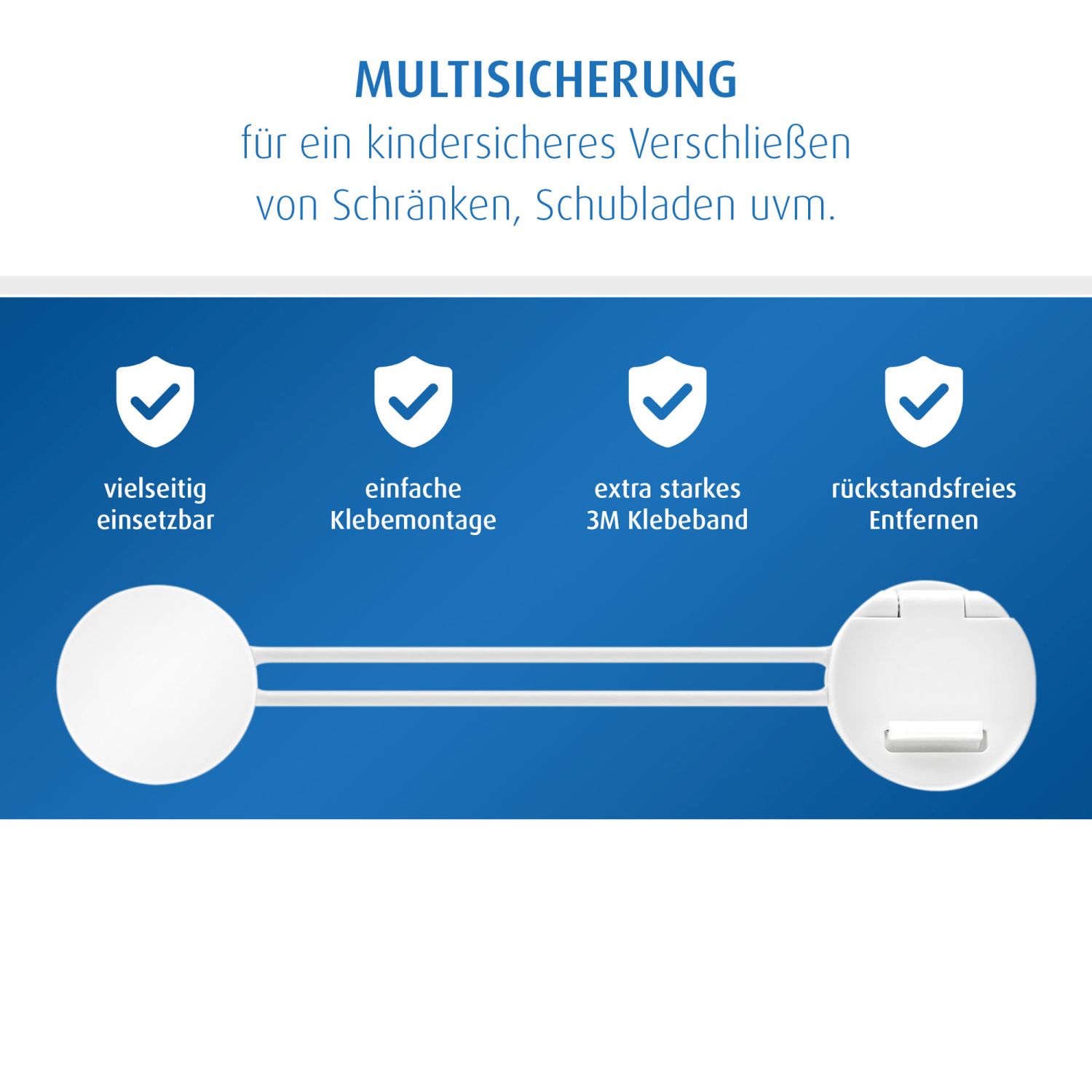 Multi-Sicherungen, weiß, 3 Stück