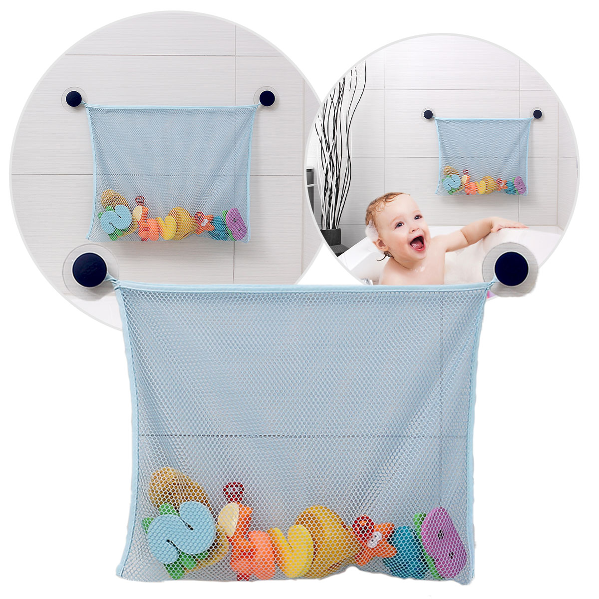 MyHappyBath Net - Bath toy storage net