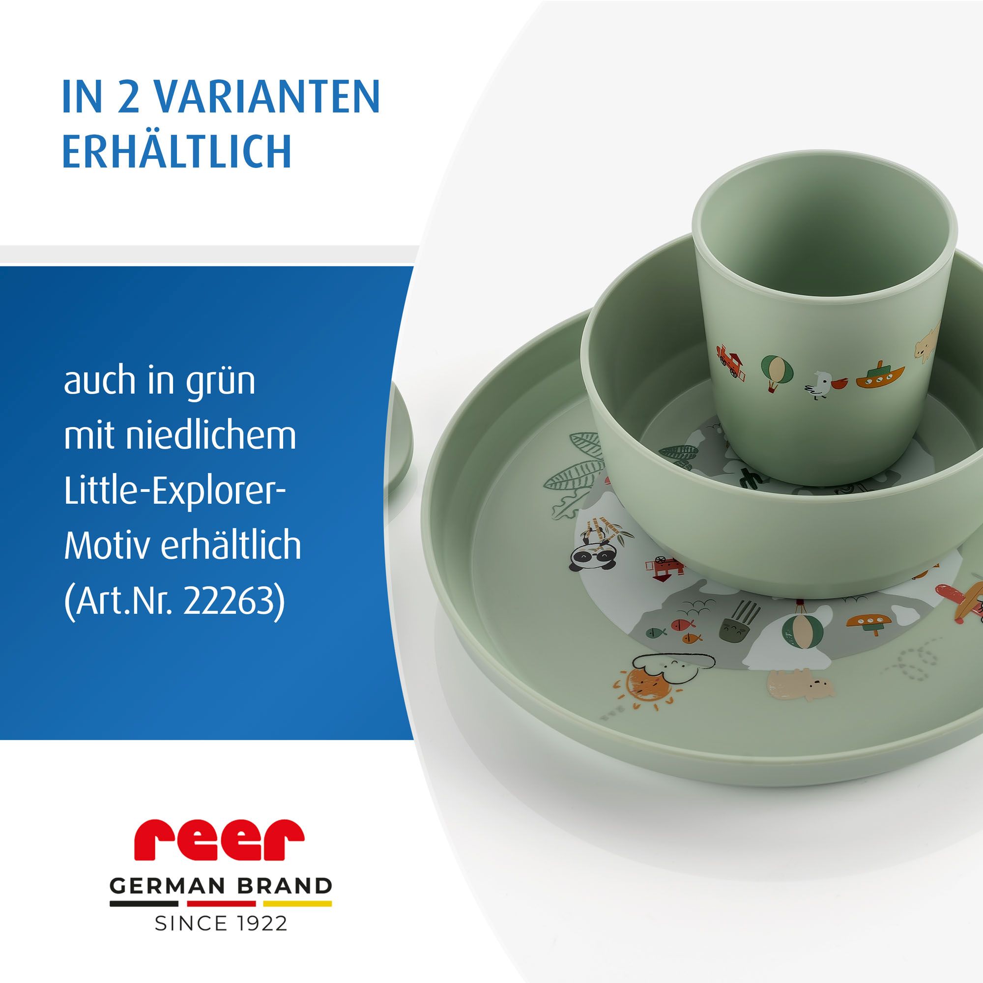 Geschirr vor weißen Hintergrund