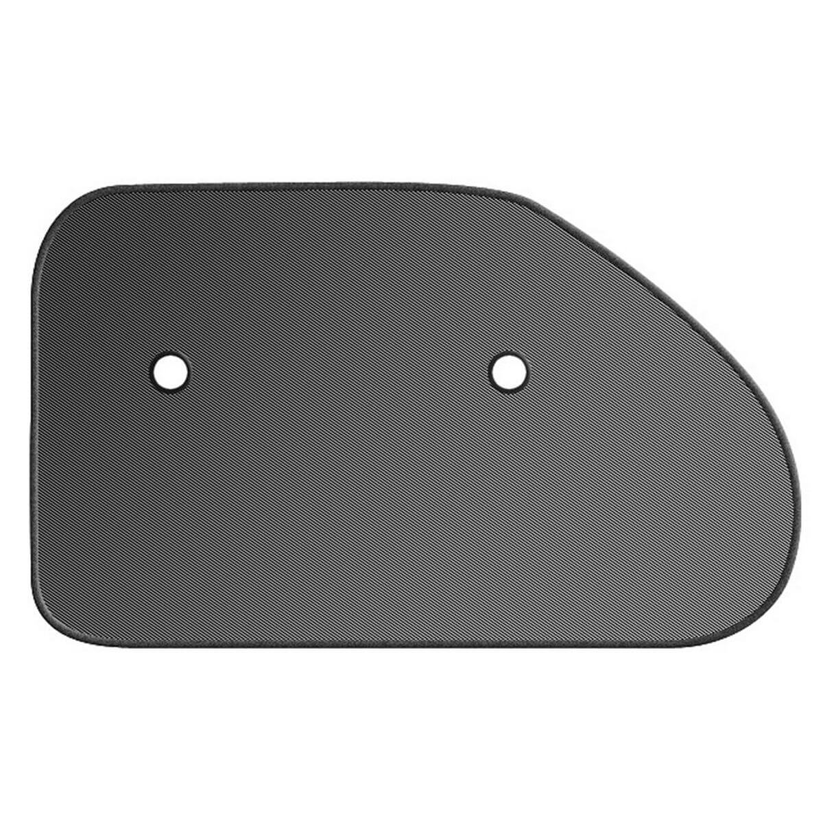 Sun visor for triangular windows, 2 pieces