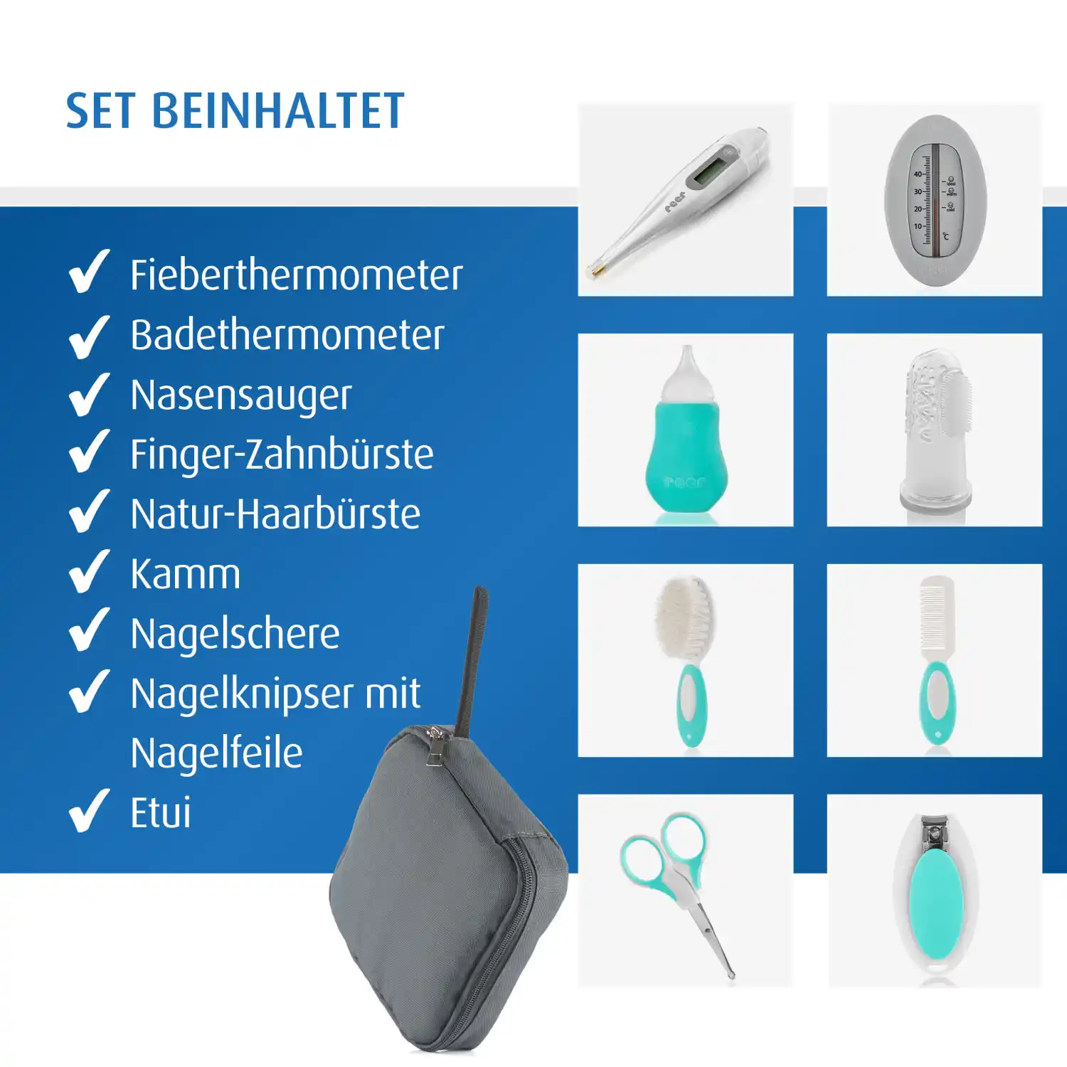 Inhalt des Sets als Übersicht