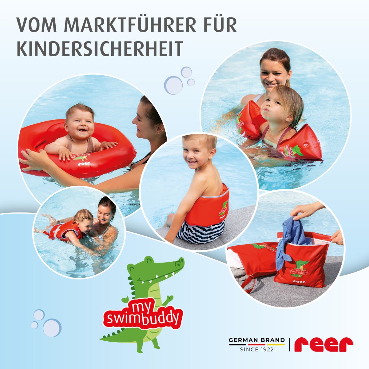 Collage reer Schwimmhilfen