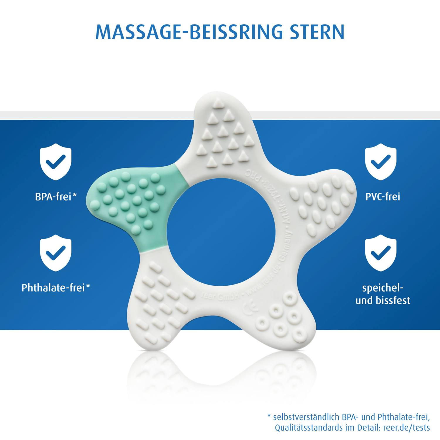 Massage-Beißring Stern