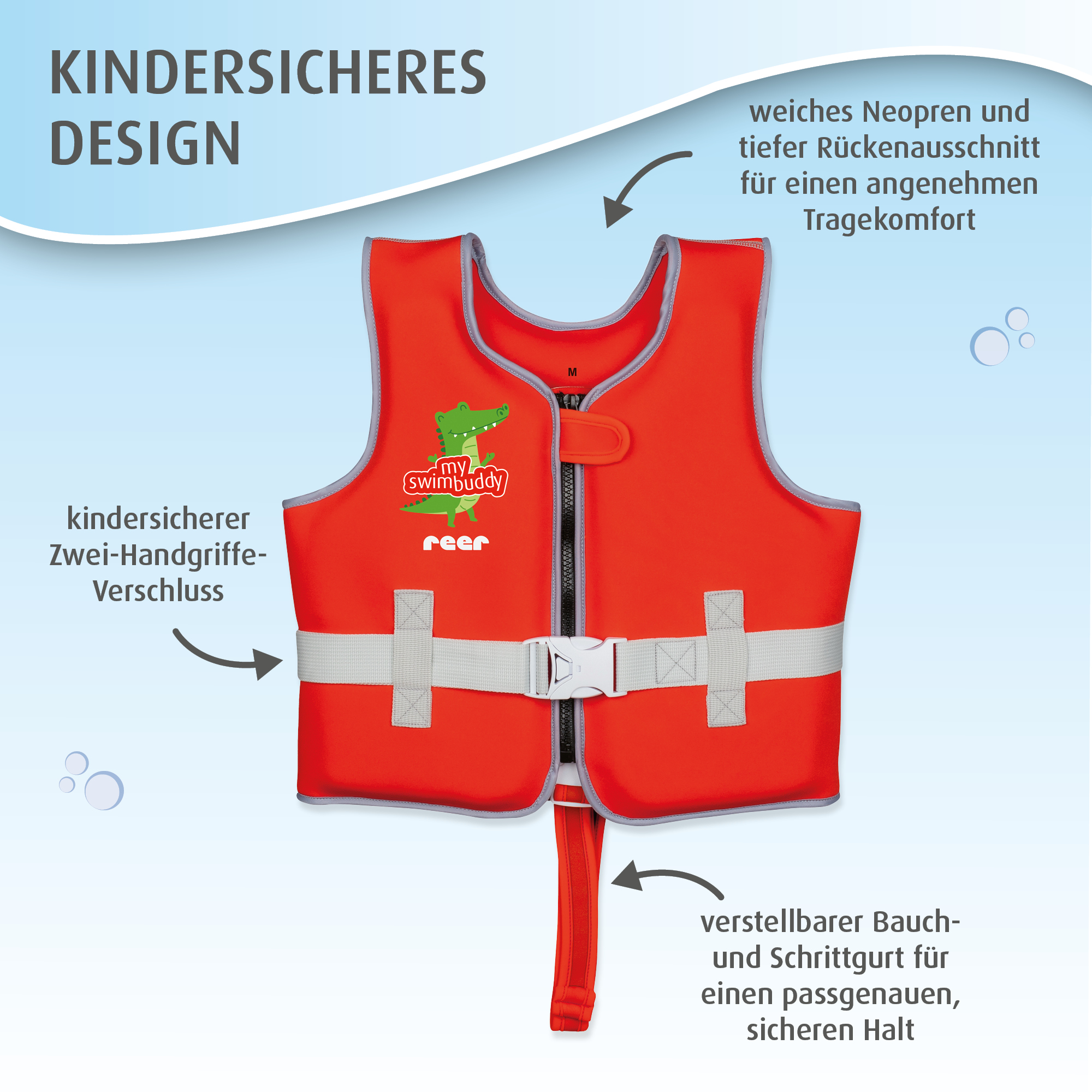 Schwimmlernweste mit kindergerechtem Design